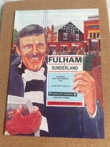 Fulham v Sunderland Barclays League Division 3 Programme 29/9/87 - Picture 1 of 3