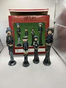 4er Set Weihnachts Bleistift Figuren Windsor Collection Family of Carolers - Bild 1 von 4