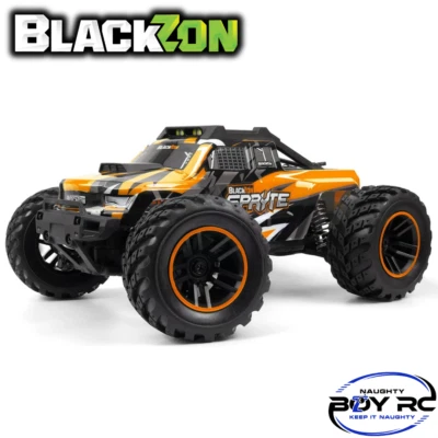 Blackzon Spryte MT 1/20 4WD Electric Monster Truck RTR Orange Mini Micro RC Car - Image 1 of 4