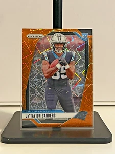 2024 Panini Prizm - Rookies Ja'Tavion Sanders #343 Lazer Prizm (RC) - Foto 1 di 3