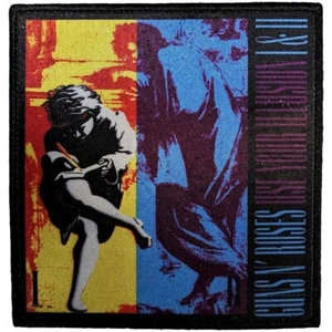 GUNS AND ROSES  USE YOUR ILLUSION LOGO WOVEN SEW ON PATCH OFFICIAL - Picture 1 of 7