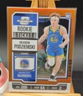 Brandin Podziemski 2023-24 Contenders Optic 45/49 Orange Rookie Ticket RC #3