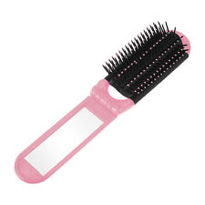 1 Pc Women's Portable Foldable Mirror Comb for Curly Straight Dry Wet Hair