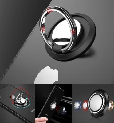 360° Finger Grip Ring Holder Rotating Stand For Mobile Phone Tablet Accessories - Image 1 of 4