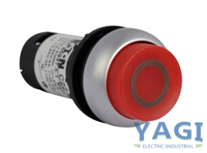Eaton C22-DLH-R-X0-K01-24 Kompakttaster 22,5mm 24V rot LED beleuchtet - Bild 1 von 3