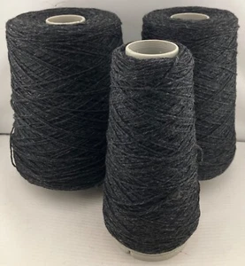 Todd & Duncan Lamaine Geelong Lambswool Knitting Yarn - Charcoal - Picture 1 of 1