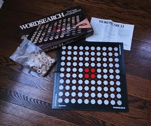 Vintage Wordsearch The Game of Finding Words Board Game Pressman '88 Wood Pieces - Picture 1 of 8