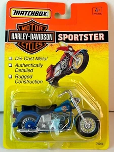 Matchbox Harley Davidson Sportster Motorcycle on Card - Picture 1 of 8