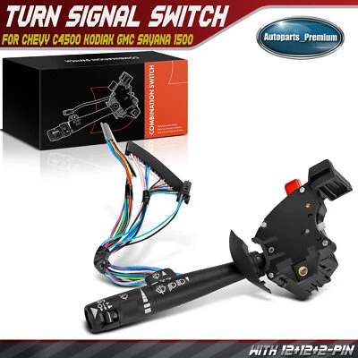 New Turn Signal Switch for Chevy C4500 Kodiak GMC Savana 1500 w/ Cruise Control - Image 1 of 4
