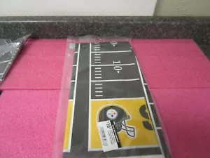 Pittsburgh Steelers NFL Pro Football Plastic Table Cover Cloth 54" x 102" - Picture 1 of 4