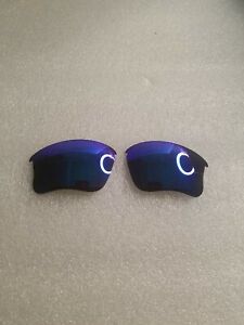 Galaxy Lens for Oakley Flak Jacket XLJ Sunglasses Purple Clear Polarized OpenBox