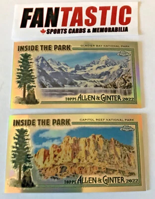 2022 Topps Allen & Ginter Chrome Inside the Park Mini Insert Card YOU PICK - Image 1 of 2