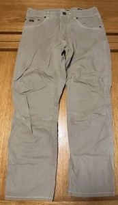 Kuhl Men’s Revolvr Patina Dye Pants Sz 32x30 Green Vintage Straight Leg Hiking - Picture 1 of 12