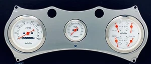 1964 1965 Chevelle 3 Gauge Dash Panel Insert Cluster Set PC - Picture 1 of 8