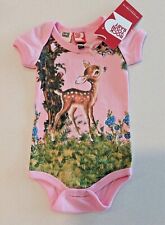 Brand New Rock Your Baby Little Deer Print Romper  Size 00