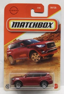 MATCHBOX 2025 * ESTUCHE B * INFINITI QX80 2022 ROJO 54/125   Foto 1 de 2