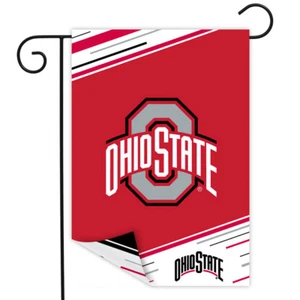 Ohio State University NCAA Licensed Double-Sided Garden Flag 12" x 18" - Picture 1 of 3