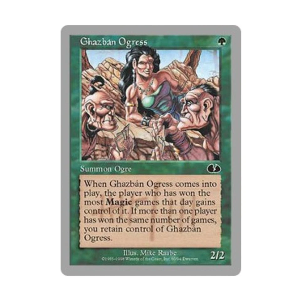 WOTC MtG Unglued Ghazban Ogress (C) NM - Image 1 of 1