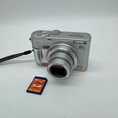 Panasonic Lumix DMC-LZ2 5MP Point & Shoot Digital Camera w/ 512MB SD Card Tested - image 1 of 4