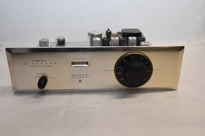 Sintonizador de tubo multiplexado FM banda ancha Stereomaster Scott Type 370 PROBADO FUNCIONA Foto 1 de 4