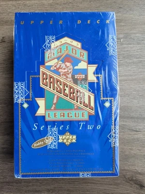 1993 Upper Deck Baseball Series 2 Sealed Hobby Box - Jeter rookie card possible - Image 1 of 4