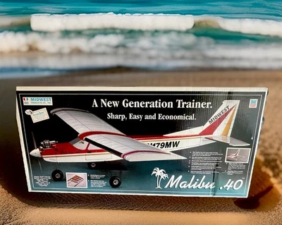 MALIBU .40 Vintage Generation Trainer Airplane ✈️ Kit By MIDWEST PRODUCTS! - Image 1 of 4