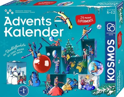 FRANCKH-KOSMOS, FRANCKH-KOSMOS VERLAGS-GMBH & CO. KG Adventskalender - Die schönsten Experimente zur Weihnachtszeit | Deutsch | Spiel