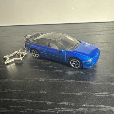 Subaru SVX Blue Diecast Keychain 1:64 Hot Wheels Matchbox Gift - Image 1 of 2