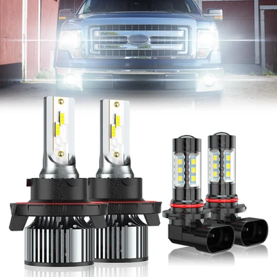 Faro LED + bombillas antiniebla H13 9145 para Mitsubishi Eclipse 2 puertas 2009-2012 Foto 1 de 4