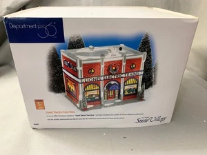 Department 56 Original Snow Village Lionel Electric Train Shop 54847 Lighted - Picture 1 of 10