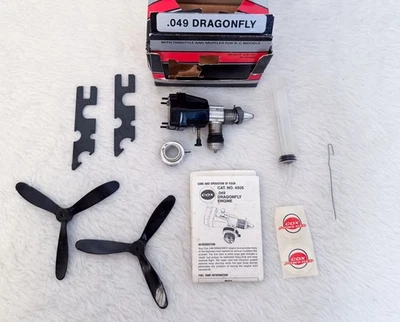 COX NO. 4505 .049 DRAGONFLY RC ENGINE - Image 1 of 4