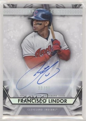 2019 Topps Diamond Icons Diamond Icons Auto /25 Francisco Lindor #DIA-FL Auto - Image 1 of 2