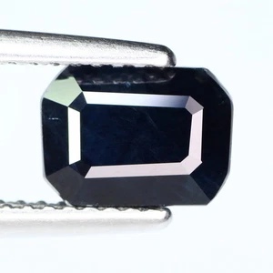 2.09Ct Lovely Perfect Octagan 7.8 x 5.8 MM 100% Natural Blue Africa Sapphire - Picture 1 of 5
