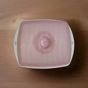 New*Joie Pink Pig Microwave Bacon Tray & Splatter Lid Quick  - Picture 1 of 4