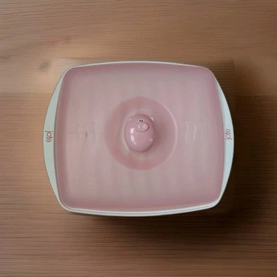 New*Joie Pink Pig Microwave Bacon Tray & Splatter Lid Quick  - Image 1 of 4