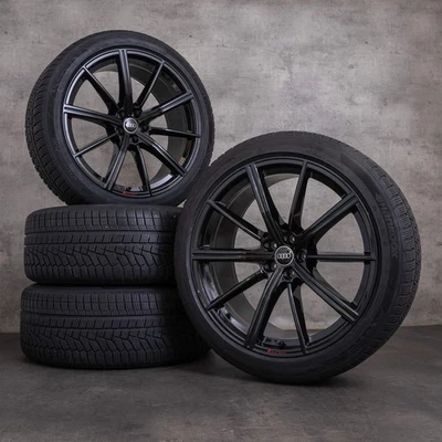 Audi RSQ8 Winterräder 22 Zoll 4M8 RS Felgen 4M8601025AM schwarz glanz - Bild 1 von 4