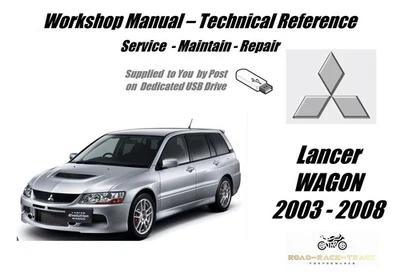Mitsubishi Lancer Wagon  Workshop Service Manual USB 2003 - 2008 - Image 1 of 4