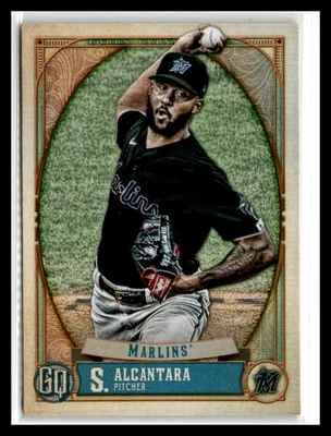 Sandy Alcantara 2021 Topps Gypsy Queen #168 Miami Marlins - Image 1 of 2