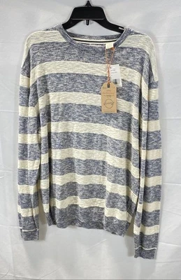 Weatherproof Men Blue Stripe Sweater Size XL - Image 1 of 4