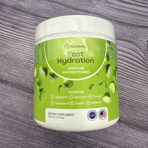 Rosabella Electrolytes Hydration Powder Electrolyte Drink Lemon Lime Flavor - Picture 1 of 5