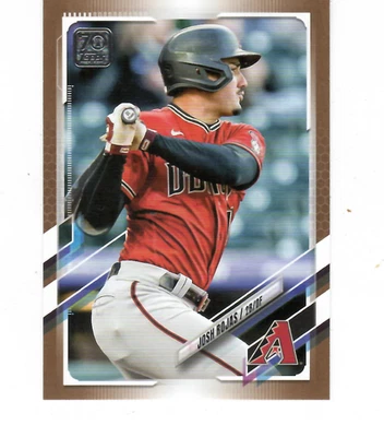 2021 Topps Update Gold #US192 Josh Rojas 1286/2021 Arizona Diamondbacks ID:52080 - Image 1 of 2
