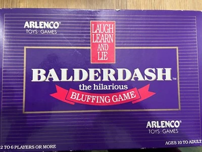 Balderdash Board Game - The Hilarious Bluffing Game Vintage 1984 - Image 1 of 3