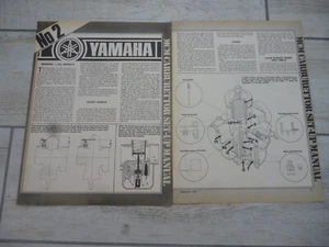 Yamaha Carburettors technical & historical literature-2 items - Picture 1 of 3