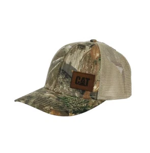 Gorra/sombrero de caza Caterpillar Equipment Realtree Edge camuflaje malla Snapback - Imagen 1 de 1