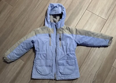 Chaqueta con Capucha Lands’ End Niños Talla M 5-6 Azul Invierno Multibolsillo  Foto 1 de 4