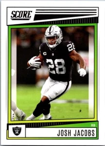 2022 Score Football #126 Josh Jacobs - Picture 1 of 1