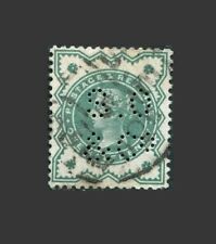 Great Britain Stamps 1900 Queen Victoria - 'PERFIN' - ½d Stamp - F/G - Used