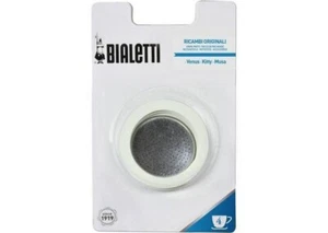 RICAMBI ORIGINALI CAFFETTIERA BIALETTI INOX 3 GUARNIZIONI+PIASTRINA TZ. 4 - Foto 1 di 1