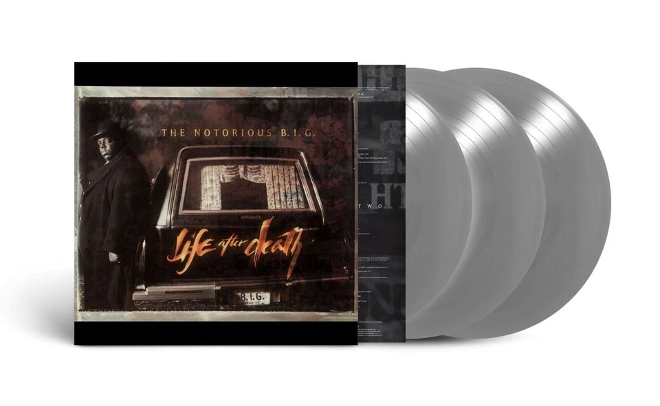 The Notorious Big Life After Death Limited Edition Silver Vinyl 3LP Reissue - Image 1 of 1