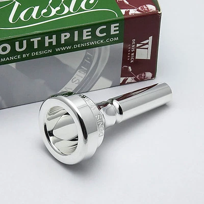 Boquilla trombón Denis Wick 7CS caña pequeña plateada ¡NUEVA! ¡Envío rápido! Foto 1 de 4